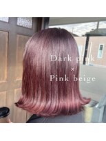 トッカ(tocca)&nbsp;ダークピンク×ピンクベージュ