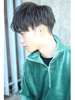 エイル(AILE)&nbsp;マッシュ/マッシュパーマ/カルマパーマ/アッシュブラック