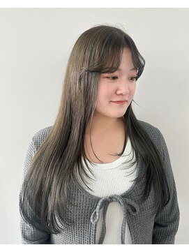 カシェル(cashel) オリーブベージュ レイヤーカット