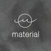 マテリアル(material)のお店ロゴ