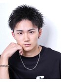 スパイキーアップバング