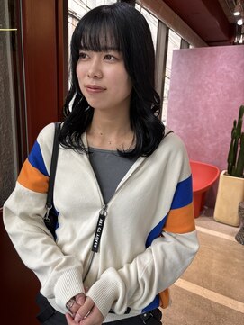 ローレンジウ(LOREN JU) 透明感髪質改善ベージュダブルカラーミルクティーグレージュ