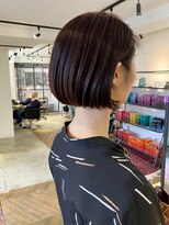ファイブシーン アオヤマ(5SCENE AOYAMA)&nbsp;切りっぱなしボブミニボブパーマくびれボブ外ハネボブブリーチ