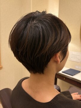 松本平太郎美容室 銀座本店 ふんわりショートボブ/30代40代50代60代