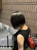 ナンバー 博多(Number)&nbsp;顎ラインのパつっとボブ