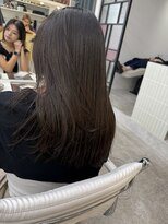 ディジョン(Dijon)&nbsp;韓国顔まわりレイヤーカットグレージュオリーブベージュブラウン