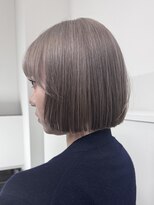 サンク 原宿 表参道(cinq) ハイトーンダブルカラーヘーゼルベージュオリーブベージュカラー