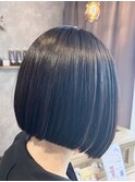 切りっぱなしボブ/透明感/韓国風/まとまるボブ/我孫子