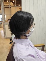 ロープ 自由が丘(lowp)&nbsp;ゆるふわパーマひし形ボブ