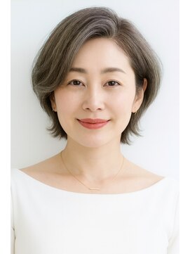 ゲイン(Gain) 大人上品ロングレイヤー×透け感シースルーバング