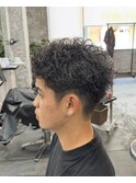 メンズカットスパイキーショート
