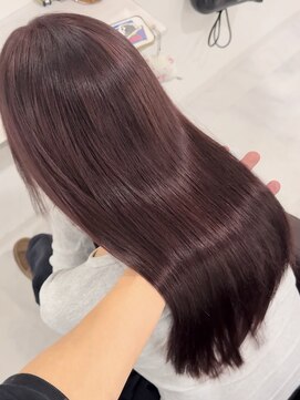 アールシリウス(R,SIRIUS) ブリーチ1回で出来る暗めムラサキカラー