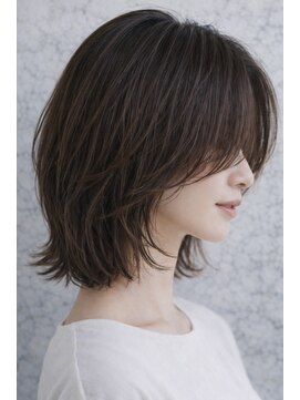 エル(LE) 【LE】オリーブグレー/クラゲヘアー/ココアベージュ/レイヤー