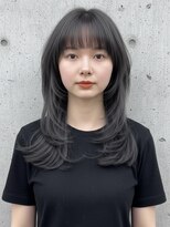 エイチ ウルフカット 大阪梅田(811)&nbsp;フェイスフレーミングルーツカラー天使の羽バングネオウルフボブ