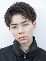 エイド 本店(aid)&nbsp;束感ショートアップバング刈り上げツーブロックビジネスヘア渋谷