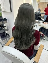 ジーナ 吉塚(Zina)&nbsp;くすみオリーブグレージュ【福田れん】博多 吉塚美容室