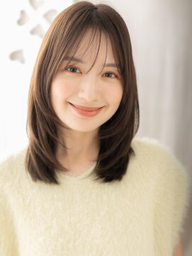 カバーヘア ブリス 上尾西口店(COVER HAIR bliss) ミルクティーアッシュハッシュレイヤーウルフA13上尾30代40代