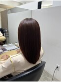 ドレスヘア/ショコラアッシュ/弱酸性縮毛矯正/髪質改善/新札幌