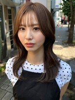 ローレンアンドパレード 並木坂店(Lauren&Parade) オリーブアッシュ 顔周りカット 透明感カラー 髪質改善 艶髪