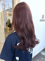 ヒビカ(HIBIKA)&nbsp;【まろやかツヤ感】チェリーピンク×韓国風ゆるふわロング