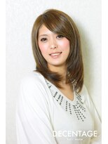 ディセンタージュ ヘアーメイク(DECENTAGE hair make)&nbsp;ナチュラルストレート