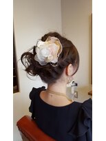 モカ ヘアーデザイン(moca HAIR DESIGN)&nbsp;編み込みアップスタイル
