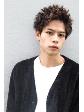 カナン(CANAAN) ★メンズヘア★注目度NO1ツイストアップバングショート★