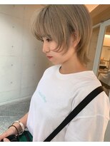 ラルジュ(large)&nbsp;【large】ウルフマッシュショート/ハイトーンカラー