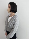きりっぱなしボブ/アッシュブラック/ヘルシースタイル