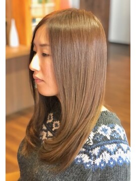 ヘアーズアンブル(hair's Amble) 透明感のあるアッシュベージュ