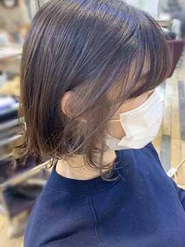 アリスバイアフロート 自由が丘(ALICe by AFLOAT) 〇インナーカラー ホワイトラベンダーベージュ