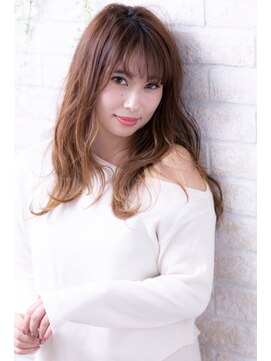 ヘアーアートシフォン 川口東口店(hair art chiffon) ウェーブパーマ＆フォギーベージュのイメチェン耳かけ大人ボブ