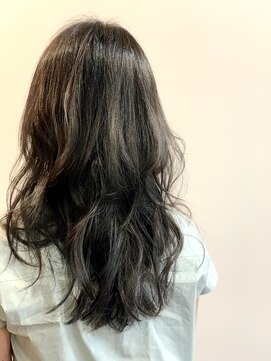 ピュアソウル(Pure Soul) N.Y.ドライカット×外国人風カラー透明感暗髪ダークグレー[渋谷]