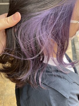 ヘアーデザイン アズール(Hair Design Azur) 【Azur】 inner × lavender