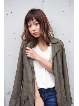 イチゴ 与野店(ICH GO) 甘すぎないショートバング×抜け感セミ