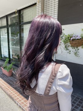 ラテール ヘアー(la terre hair) バイオレットカラー