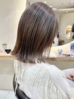 ヒビヲ(HIBIO) ナチュラルボブフルカラーケアブリーチダブルカラーミニボブ韓国