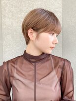 ロンド レグリーズ 立川(Lond leglise)&nbsp;ショート×顔周り×前髪×シルキーベージュ×グレージュカラー