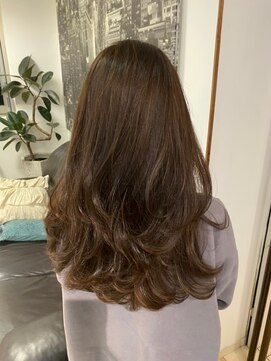 ナナナパレナ 梅田店(nanana parena) 大人の韓国デジパ♪コテ巻き風パーマの大きめ艶カール！