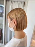 切りっぱなしボブ