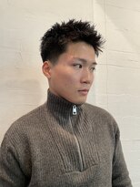 ビーバイエイトジェンツ(Bee by EIGHT GENTS)&nbsp;カルマパーマ/ベリーショート/ダークアッシュ/ニュアンスパーマ