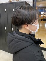 リンダ(LINDA)&nbsp;刈り上げマッシュ/ハイライト/デザインカラー[札幌美容室LINDA]