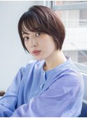 シルクタッチのツヤサラ髪で誰からも愛させるボブショート