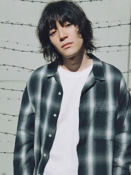 シーカ ニカイ(siika NIKAI) メンズウルフニュアンスパーマ