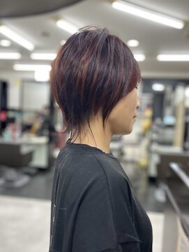 びゃんびゃん 浅水本店 ウルフ/ウルフカット/ダブルカラー/外ハネボブ/イメチェン/美髪