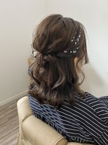ヘアーアトリエ オー(hair atelier O)&nbsp;ハーフアップ