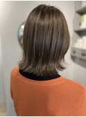 ボブスタイル　グラデーションカラー