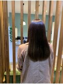ファッションカラー　ロング【髪質改善 Colors cafe前橋店】