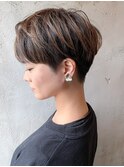 【襟足が浮いて困る】3Dハイライト × タイトなマッシュスタイル