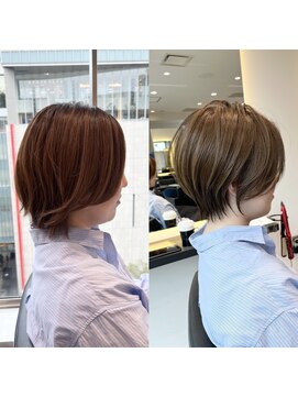 バンプ ギンザ(BUMP GINZA) 30代40代50代絶壁解消前髪あり小顔前下がりショートボブ ER